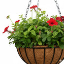 Vaso com Pendente de Ferro em Fibra Coco