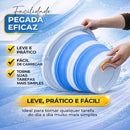 Balde Dobrável Retrátil Flexível 10L Silicone  Com Alça