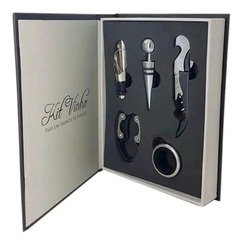 Kit Livro da Sabedoria para Vinhos - Linha Premium