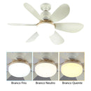 Ventilador de Teto com Luz e Controle Remoto - 4 Velocidades