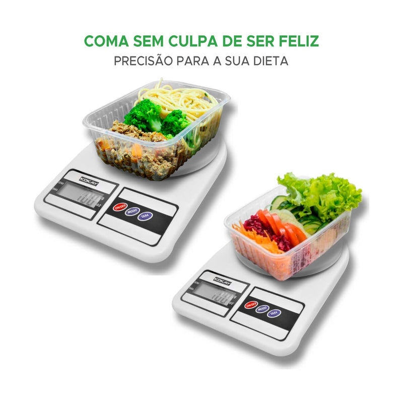 Balança Digital de Precisão para Cozinha