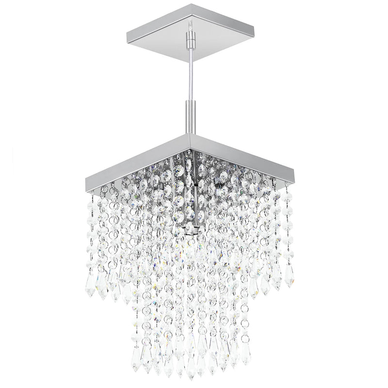 Lustre Pendente De Cristal Acrilico Marrycrilic