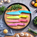 Facas Colorida De Inox Jogo - 4 Peças