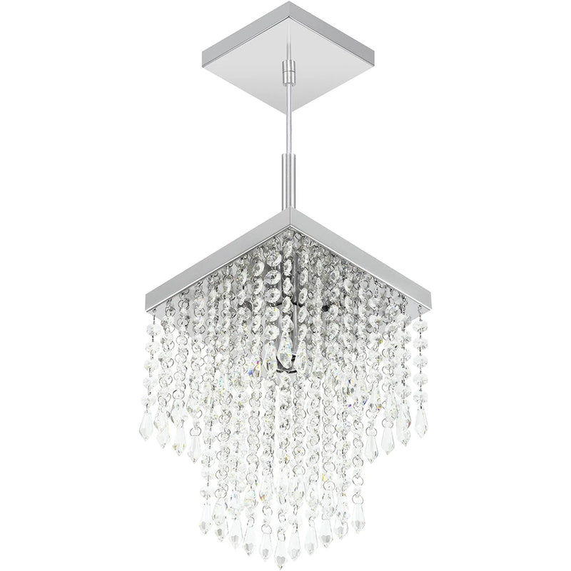 Lustre Pendente De Cristal Acrilico Marrycrilic