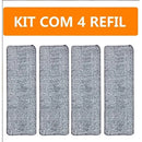 Refil Flat Mop Kit 4 Unidades Esfregão Vassoura Mágica
