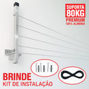 Varal Retrátil em Alumínio Reforçado - Inova