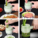 Cortador Elétrico De Legumes 4 Em 1 Sem Fio