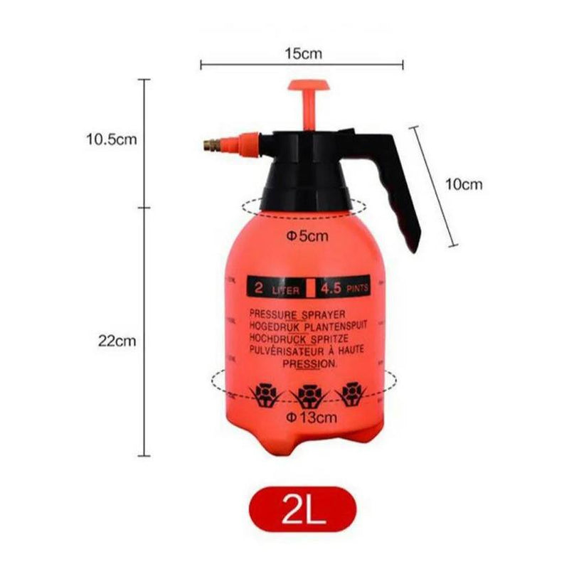 Pulverizador Spray de Compressao com Valvula - 2 Litros