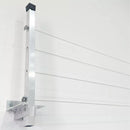 Varal de Roupa Retrátil de Parede em Alumínio