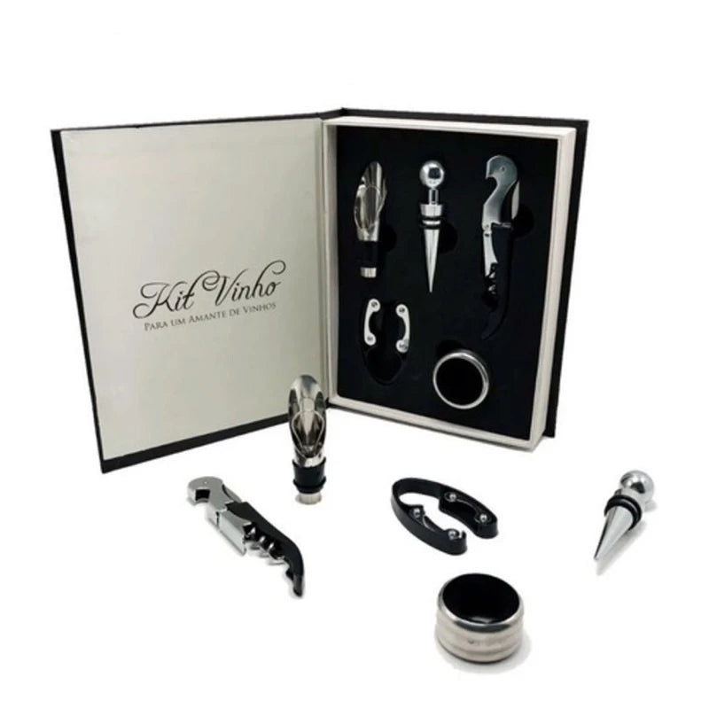 Kit Livro da Sabedoria para Vinhos - Linha Premium