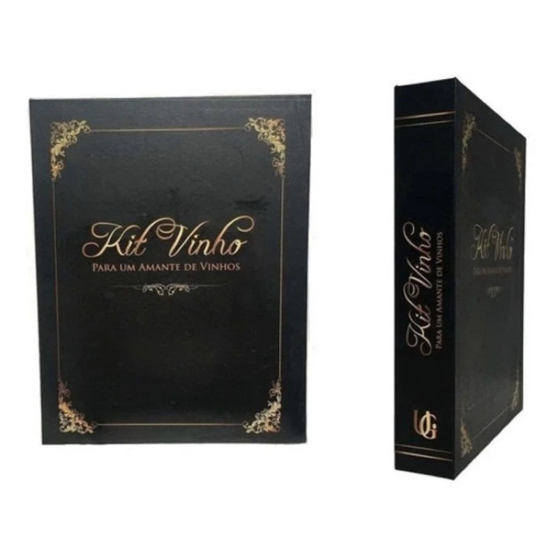 Kit Livro da Sabedoria para Vinhos - Linha Premium