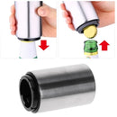Abridor De Garrafas Magnetico Automatico Para Cerveja Em Aço Inox