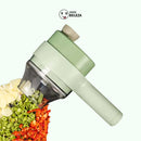 Cortador de alimentos elétrico portátil 3 em 1