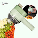 Cortador de alimentos elétrico portátil 3 em 1