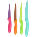 Facas Colorida De Inox Jogo - 4 Peças