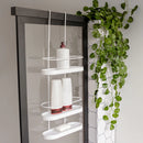 Porta Shampoo Suporte Gancho Para Box Aramado Em Aço 03 Andares