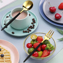 Talheres em Aço Inox Dourado - 24 Peças