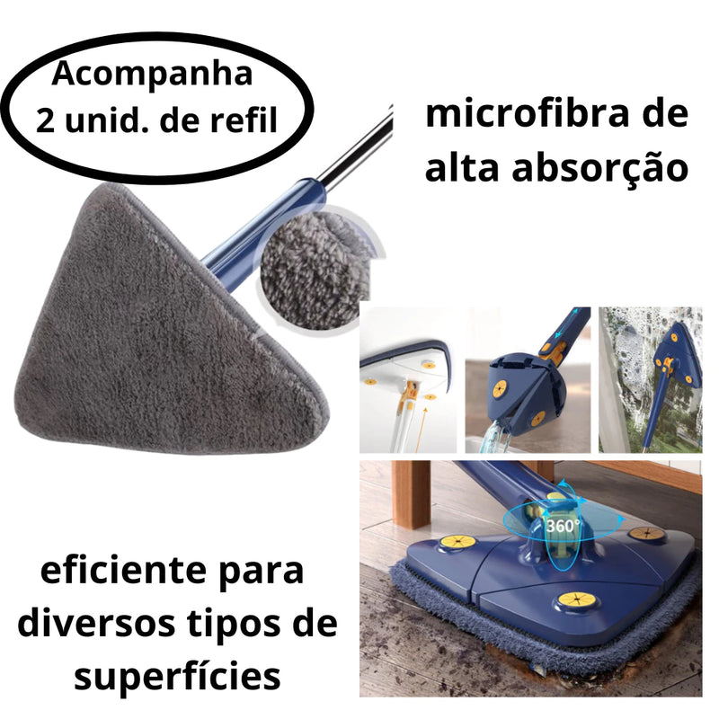 Esfregão Mop com Suporte 360° COMPRE 1 E LEVE 2