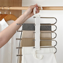 KIT 3/6 Peças Cabide De Roupas 5 Em1 Organizadores Para Guarda Calças Retrátil Multifuncional Aço Inoxidável
