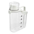 Pote Hermético De Acrílico 2.8L C/ Copo Medidor Bico Dosador Trava Super Resistente