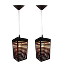 Kit 2 Luminária Pendentes Oriental