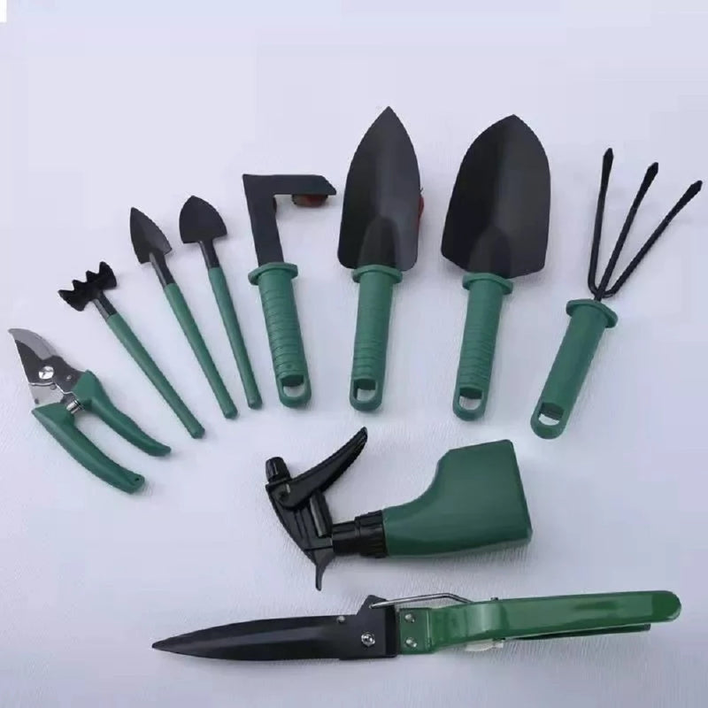 Kit de Ferramentas Para Jardinagem com 10 Peças + Maleta