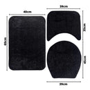 Conjunto de Tapetes Para Banheiro - 3 peças