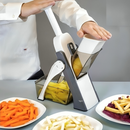 Cortador Fatiador Mandoline Multifuncional 5 Funções para Cortar Batata Legumes e Vegetais Food Chopper Inovador