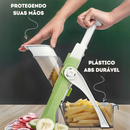 Cortador Fatiador Mandoline Multifuncional 5 Funções para Cortar Batata Legumes e Vegetais Food Chopper Inovador