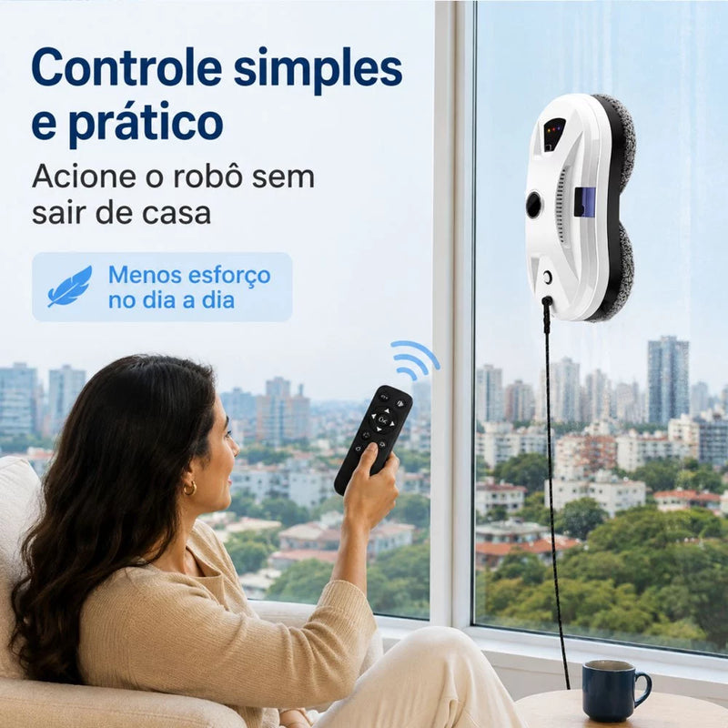 Robô Limpa Vidros Altomático - Limpa janelas no Alto