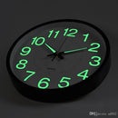 Relógio De Parede Luminoso - Brilha no Escuro - 30cm