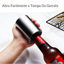Abridor De Garrafas Magnetico Automatico Para Cerveja Em Aço Inox