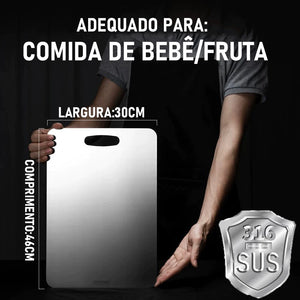Kit Tábuas em Aço 316 Inox - Livre de Resíduos