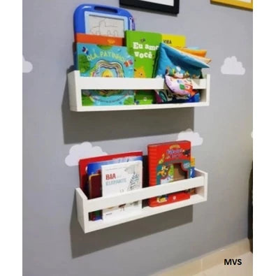 Kit com 4 Prateleira MDF Infantil