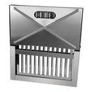 Churrasqueira De Inox Dobrável Portátil A Carvão - Maleta