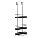 Porta Shampoo Suporte Gancho Para Box Aramado Em Aço 03 Andares