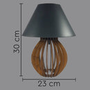 Abajur Design Com Cúpula de Mesa - 2 Peças