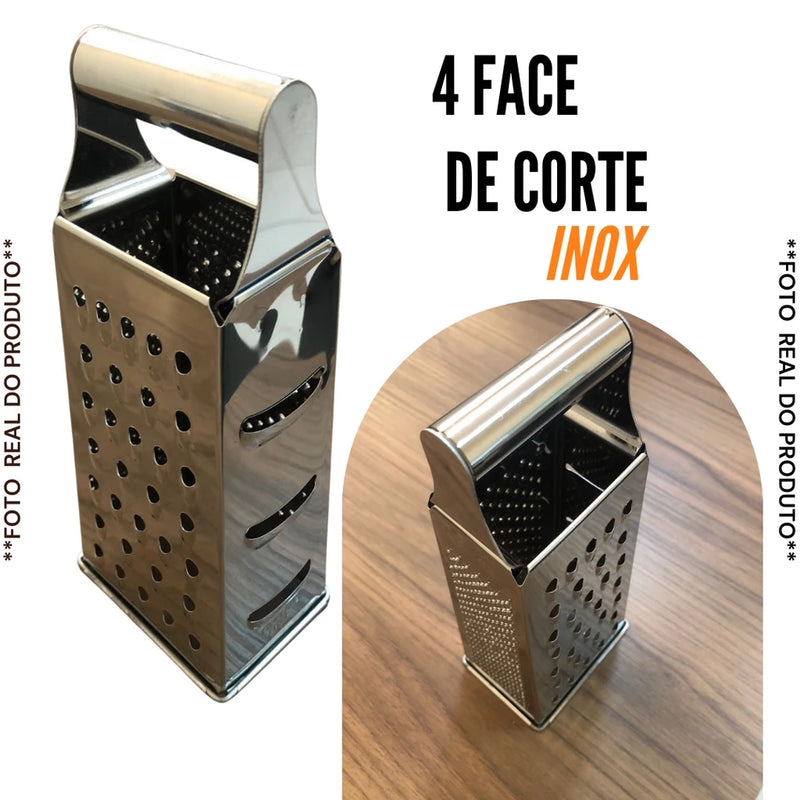 Ralador de Legumes em Inox para Cozinha