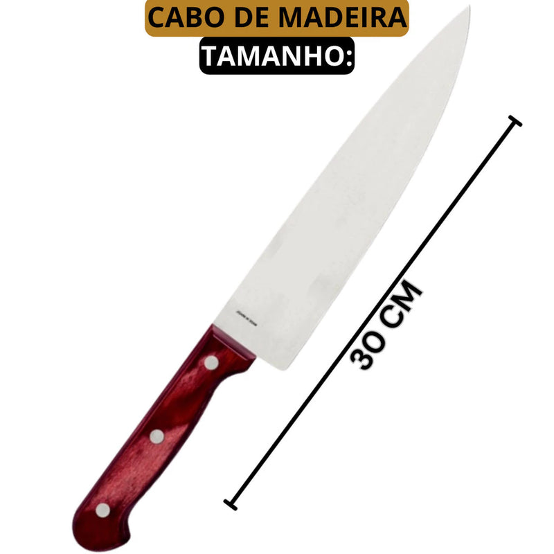 Facas para Cozinha em Inox - Linha Premium