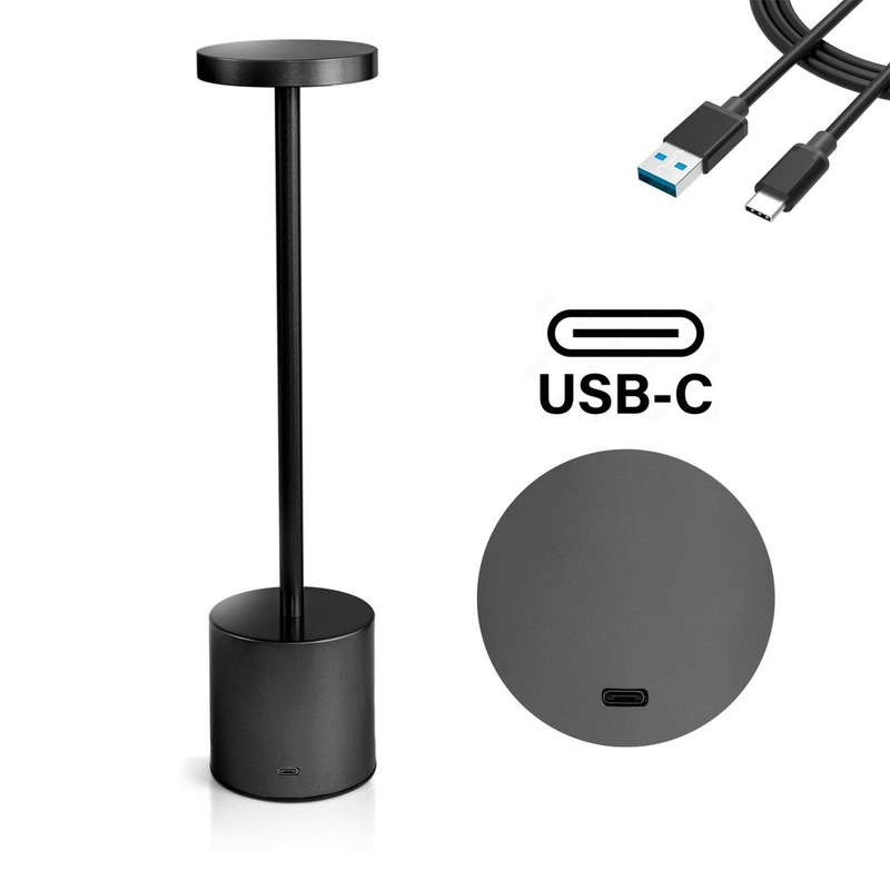 Luminária de Mesa Touch LED Recarregável Sem Fio