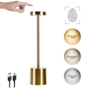 Luminária de Mesa Touch LED Recarregável Sem Fio