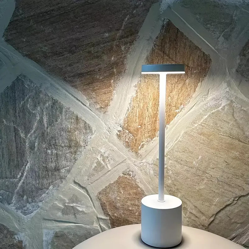 Luminária de Mesa Touch LED Recarregável Sem Fio