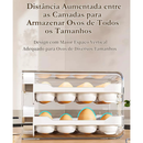 Gaveteiro Empilhavel Porta Ovos Duplo 32 ovos para cozinha geladeira
