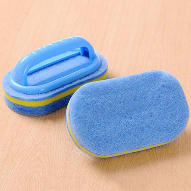 1pc Esponja De Cozinha Escova De Limpeza Esfregando Panelas E Frigideiras Telhas Multifuncional Espessamento De Três Cam